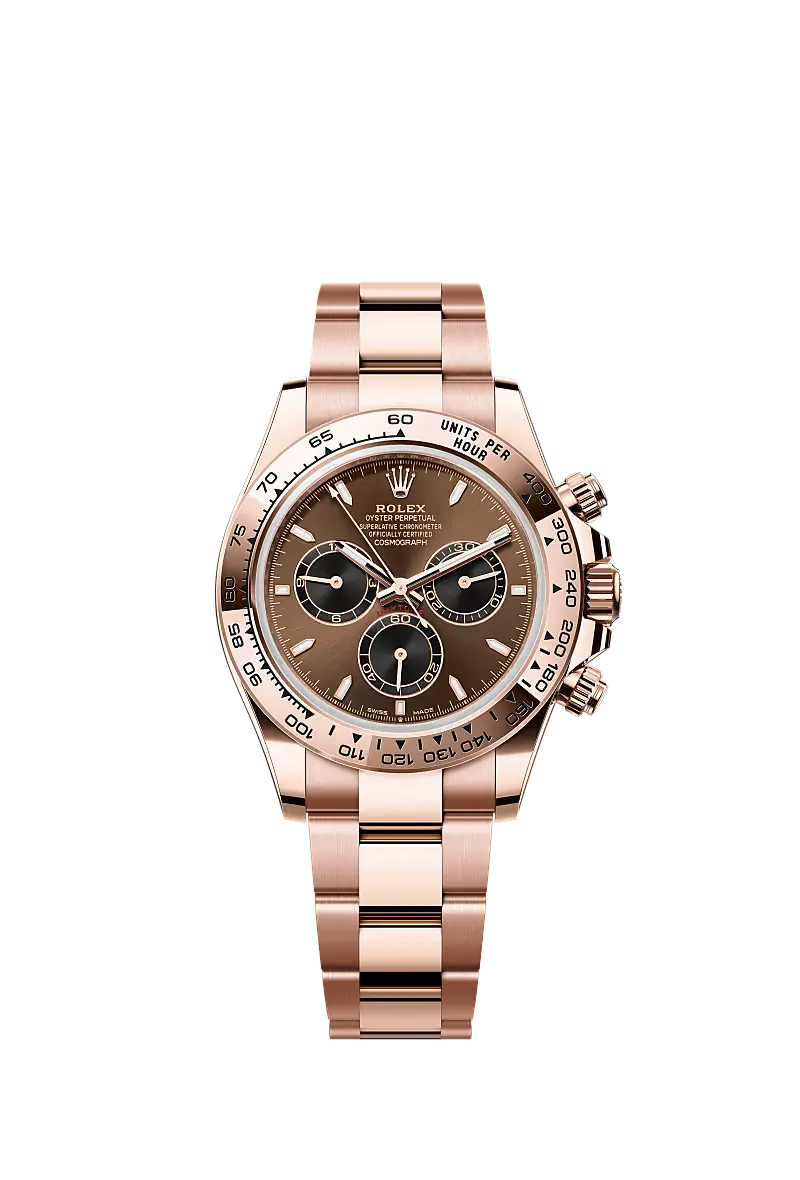 Rolex Cosmograph Daytona Oyster, 40 mm, Everose gold Ref.126505 - Chocolate Dial Daytonas