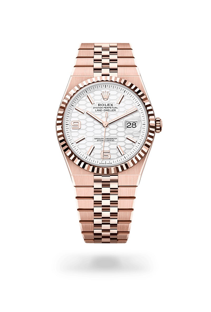 Rolex Land-Dweller 40 18 kt Everose gold, M127335-0001